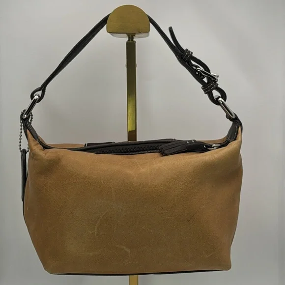 Vintage Coach Y2K leather - suede - signature mini bag - Picture 7 of 13